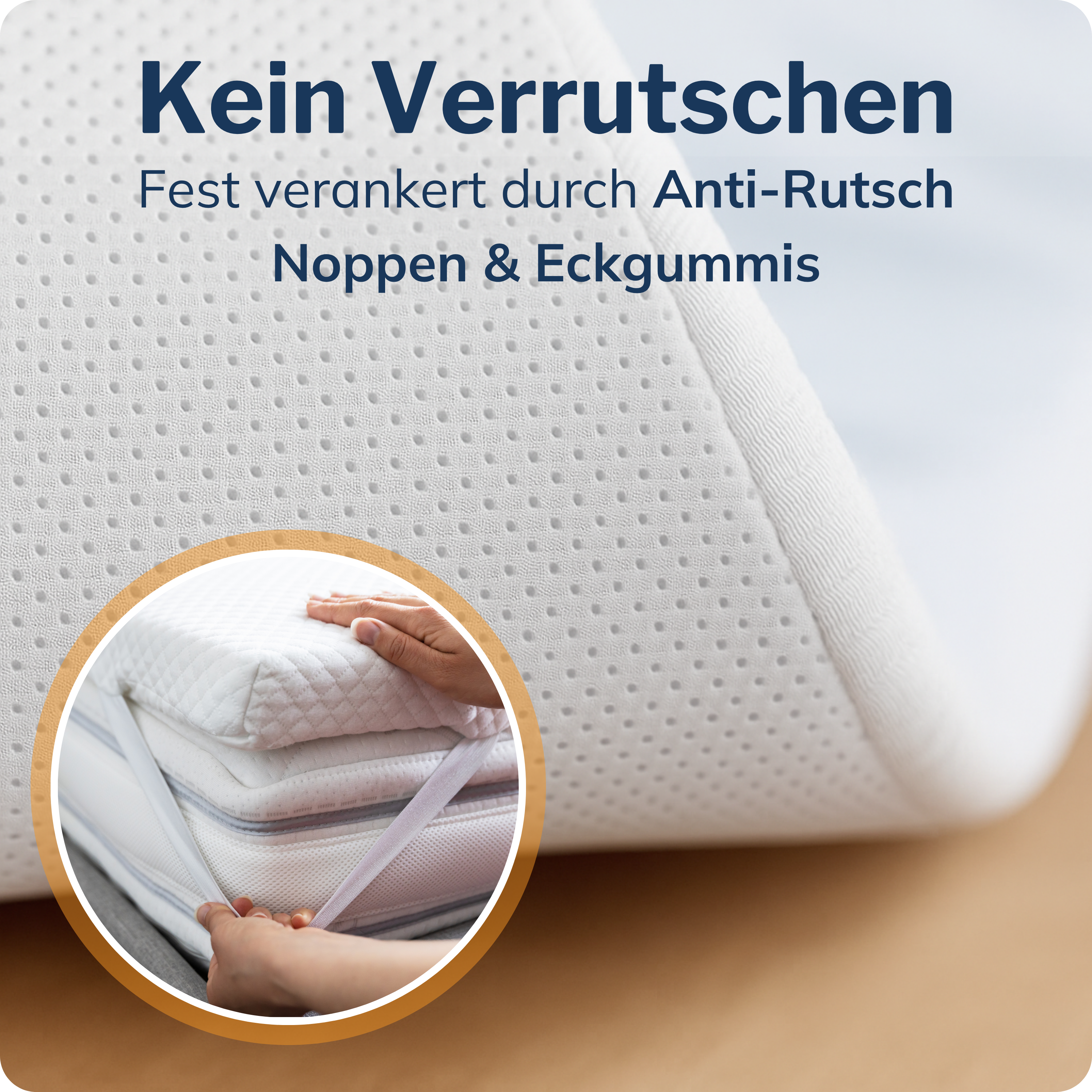 Matratzen Topper aus Gel- und Memory Schaum