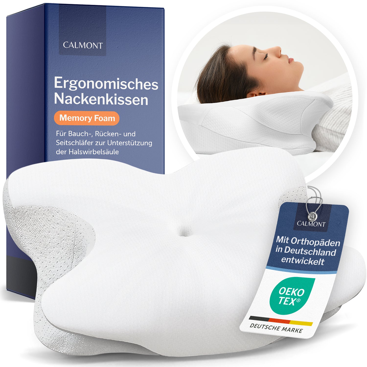Ergonomisches Nackenkissen