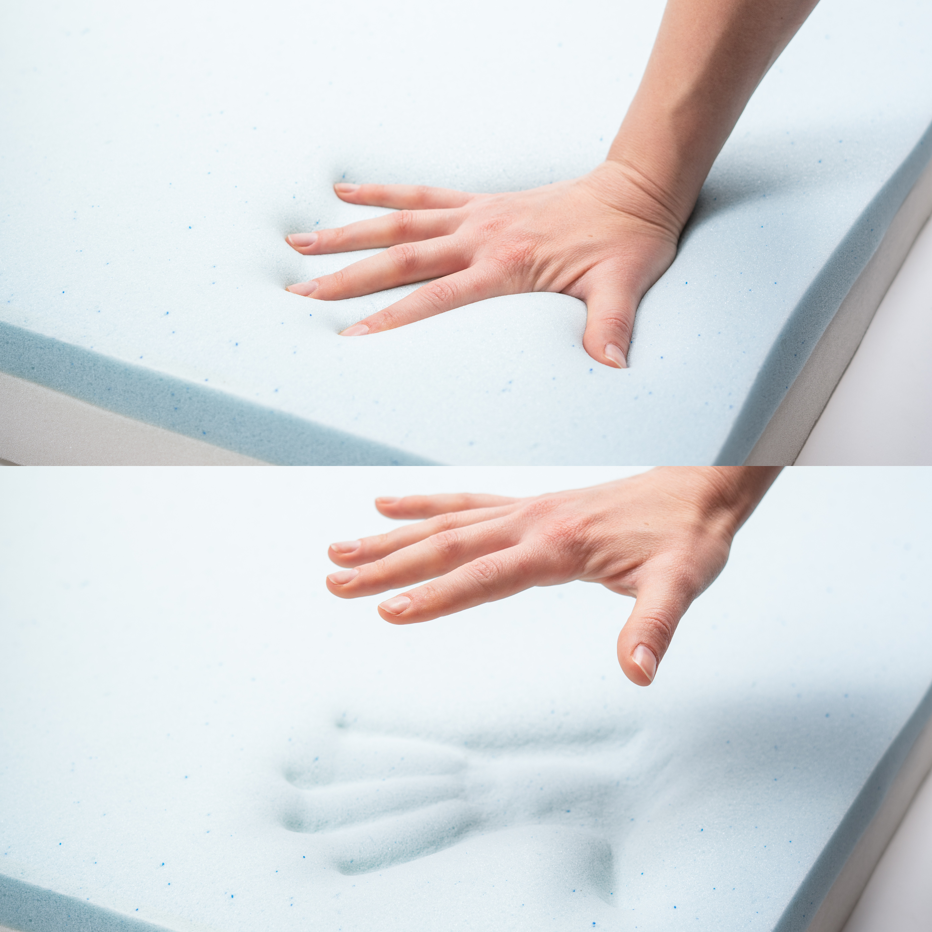 Matratzen Topper aus Gel- und Memory Schaum