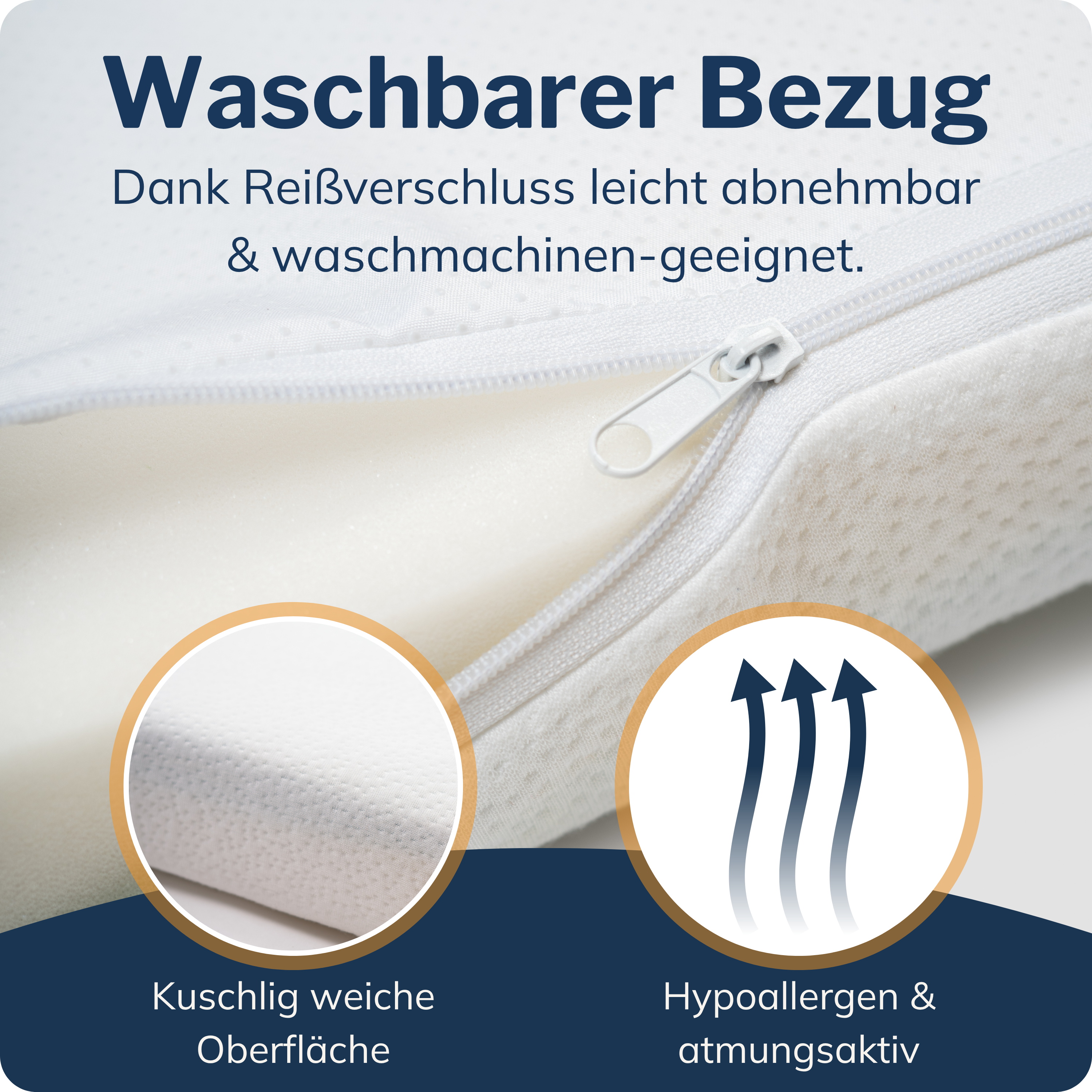 Matratzen Topper aus Gel- und Memory Schaum