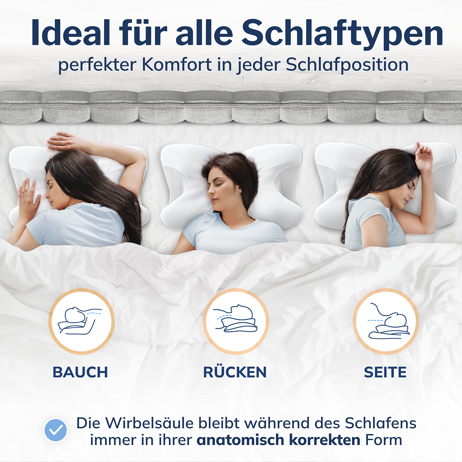 Orthopädisches Nackenkissen
