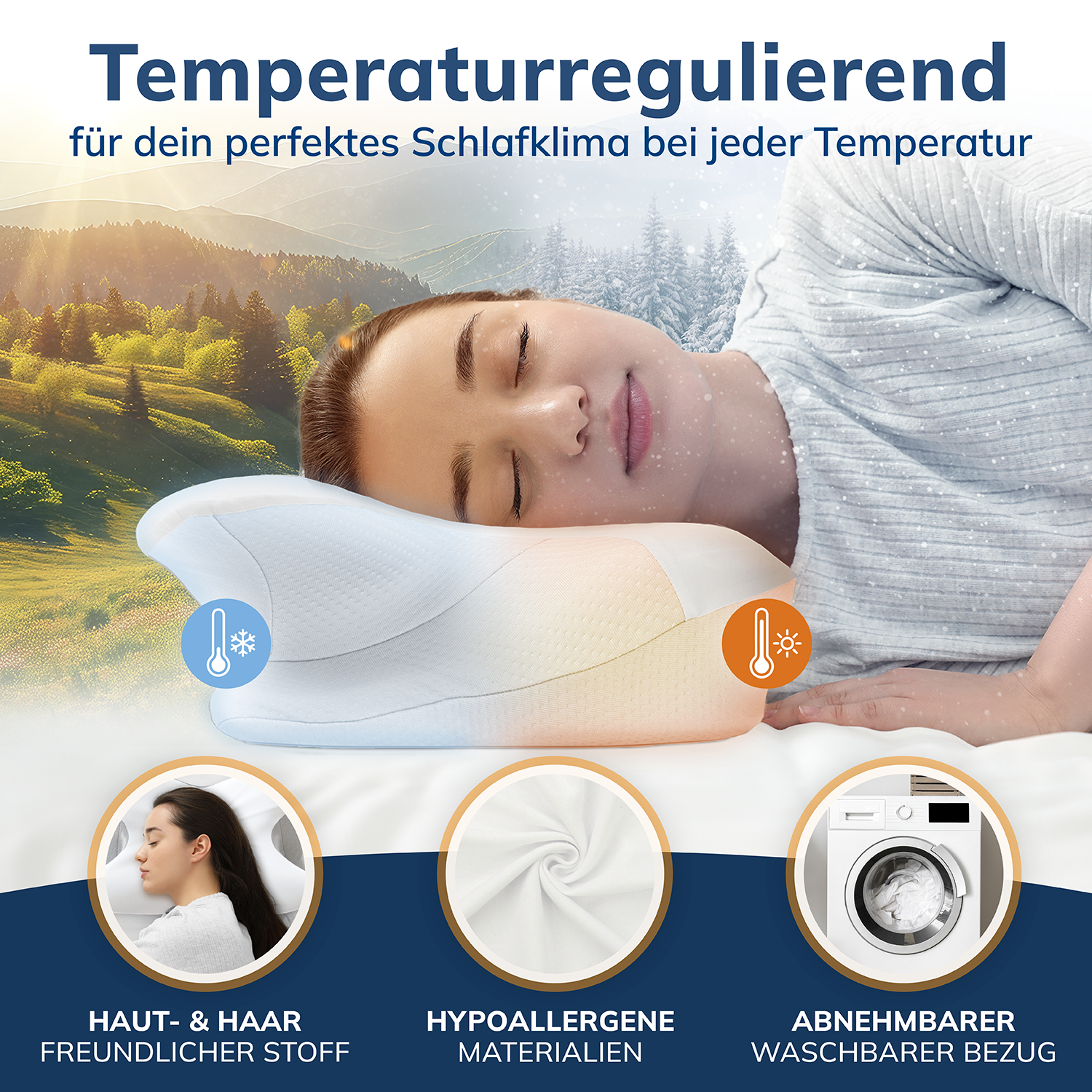 Orthopädisches Nackenkissen